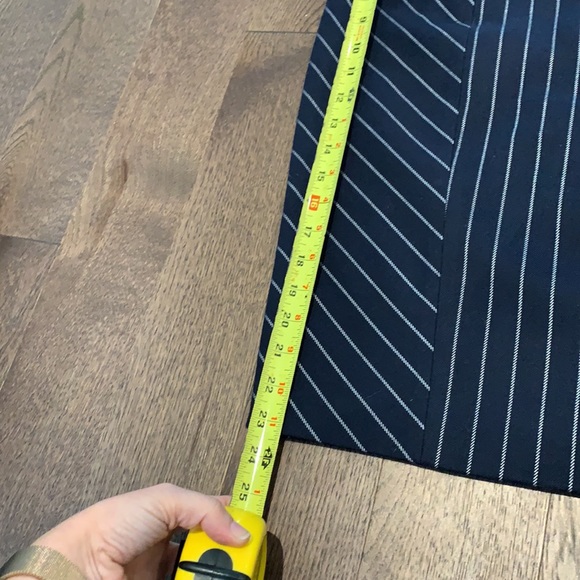 Pencil Skirt Navy/White Pinstripe - Picture 10 of 10